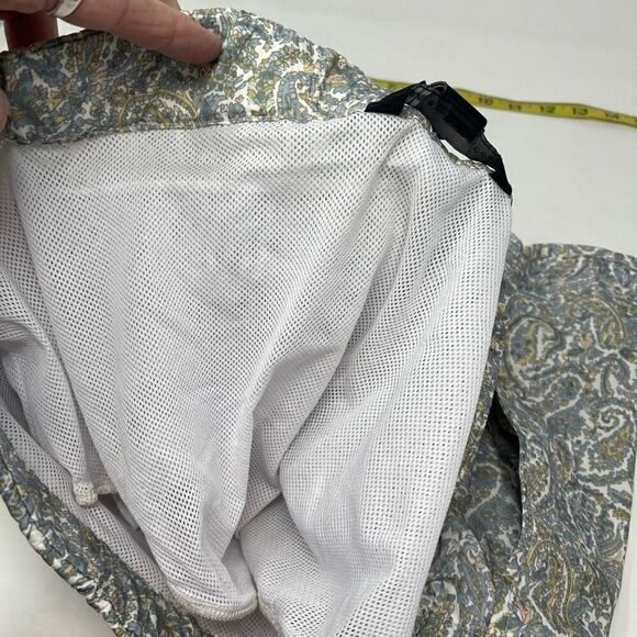 Marc by Marc Jacobs White Gray Paisley Print Bathing Suit Swim Trunks Large - Picture 7 of 7